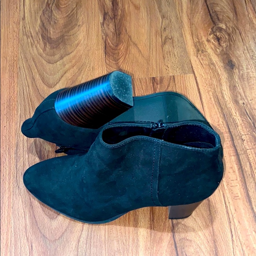 Black ankle boots